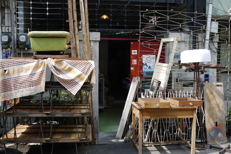 Belleville 264 studio full with old furnitureのeditorial素材