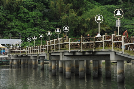 Landscape view of a bridgeのeditorial素材