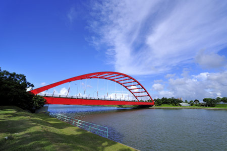 Scenic shot of Hedecanan bridge Dongshan river