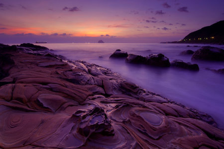 Scenic shot of Waimu mountain in Keelung