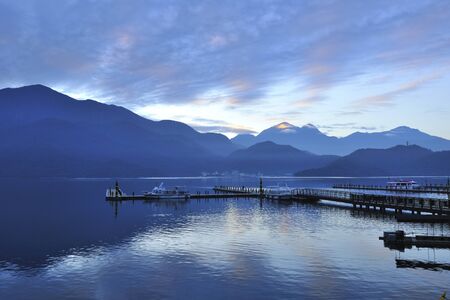 Sun Fog Port in Sun Moon Lake National Scenic Area Nantou Countyのeditorial素材