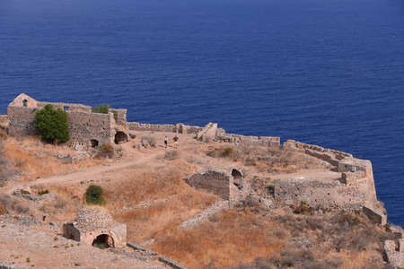 Greek Monemvasia sceneryのeditorial素材