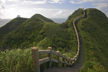 Taipei Ruifang Northeast corner of nose corner landscape trail