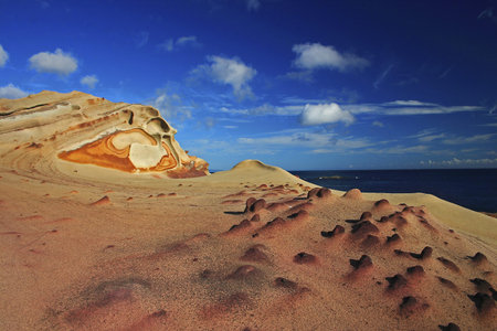 Taipei Ruifang Nanya Rock in the northeast corner coast