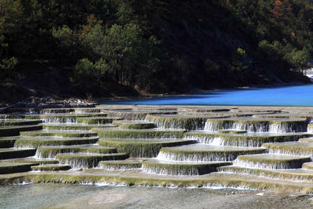 Yunnan Lijiang  Lanyue Valley Fan Pondの写真素材