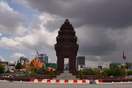 Independence Monument in Cambodia