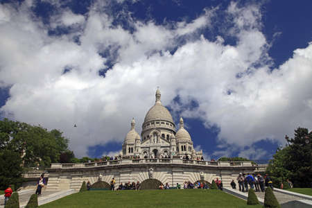 Sacred Heart of Montmartre Paris Franceのeditorial素材