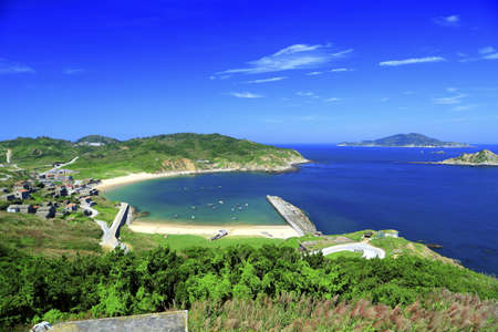 Matsu Dongju Fuzheng Village Bayの写真素材