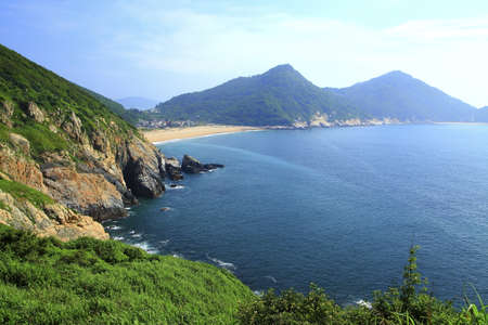 Coast of Matsu Beiganli Mountainの写真素材
