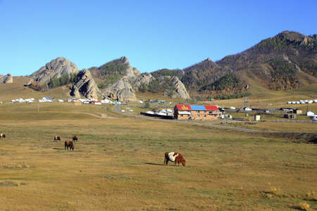 travel in Mongoliaの写真素材