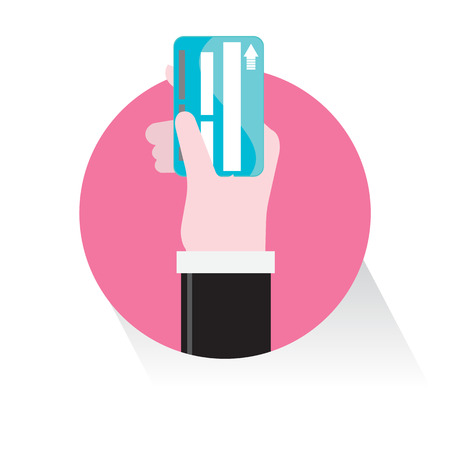card hand transfer money Vectorのイラスト素材