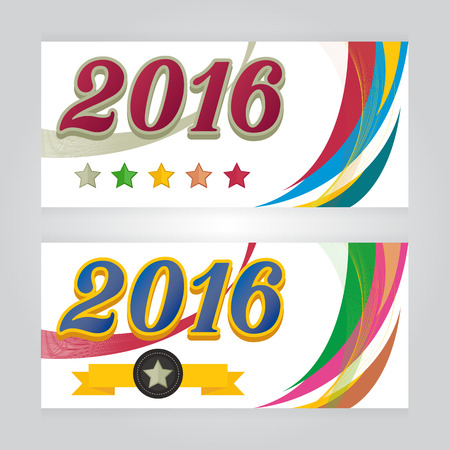 vector background 2016 Merry Chrstmas and Happy New Year Background for your dinner invitations, festive posters, restaurant menu cover, book cover,promotional depliant, Elegant greetings cards and so on.のイラスト素材