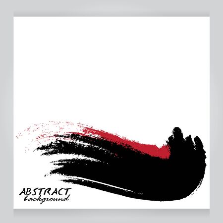abstract background Watercolor background paintbrush blackのイラスト素材