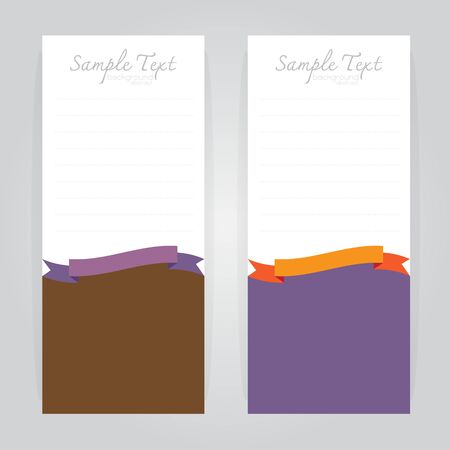vector background sample text card design business Curved linear color brown purpleのイラスト素材
