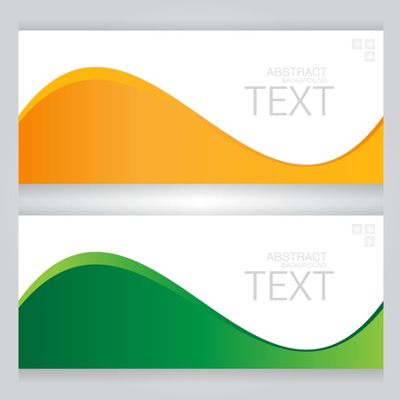 Bright orange Green background. Abstract colorful illustration with on gray backgroundのイラスト素材