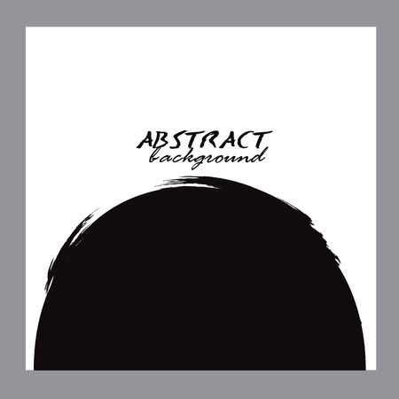 abstract background Watercolor background paintbrush blackのイラスト素材