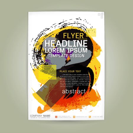 poster flyer  brochure business creativity abstract a4 paper art danc party card colorful shape background festival texture disco modern banner music layout style beautiful vectorのイラスト素材