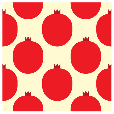 pattern vector background Cute fruit color Look delicious Round-pointed square-shaped curves.のイラスト素材