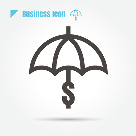 Icon Money Protection , websites Line vector illustration. on white backgroundのイラスト素材