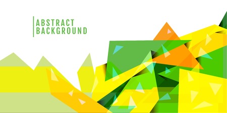 background quares and shadows - colorful geometric futuristic tech abstract Colorful with space for text. Vector. on white backgroundのイラスト素材