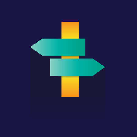 Signpost design icon.のイラスト素材