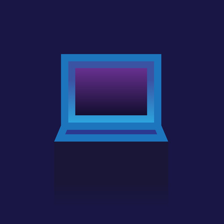 Computer icon, symbol, technology, illustrationのイラスト素材