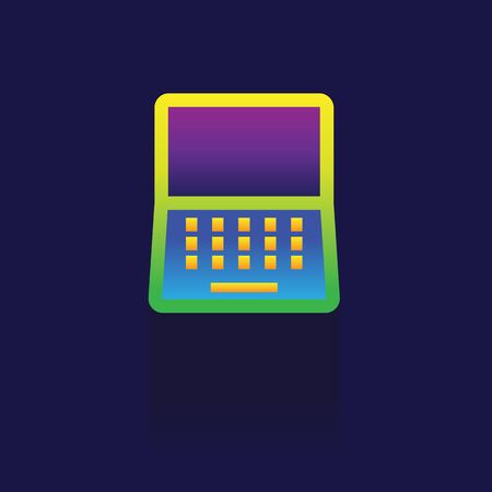 Computer icon, symbol, technology illustrationのイラスト素材