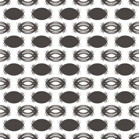 Pattern Abstract Geometric Wallpaper Vector illustration. background. black. on white backgroundのイラスト素材