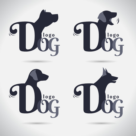 Dog icon illustrationのイラスト素材