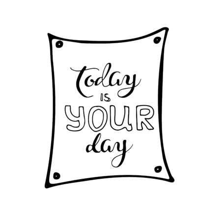 Hand drawn vector paper note in cartoon style. Clipboard icon illustration.  Isolated. Outline. Doodle sketch.のイラスト素材