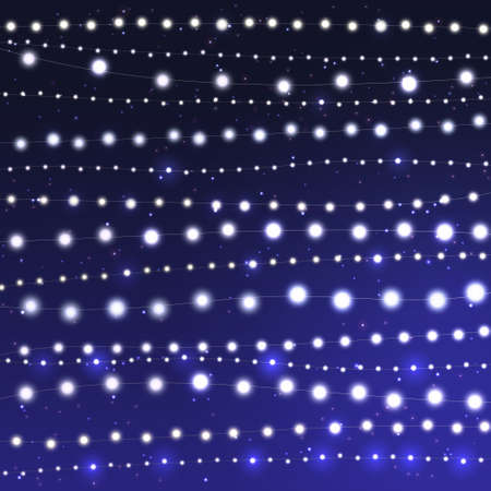 Christmas Lights Conceptのイラスト素材
