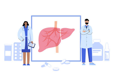 Liver Template Conceptのイラスト素材