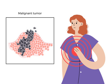 Tumor cells conceptのイラスト素材