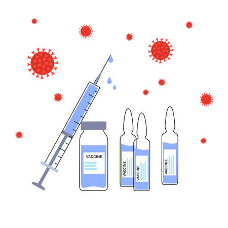Global vaccination conceptのイラスト素材