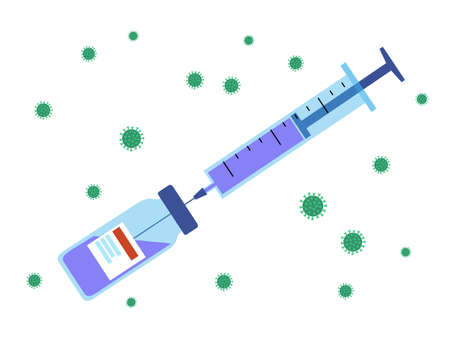 Global vaccination conceptのイラスト素材