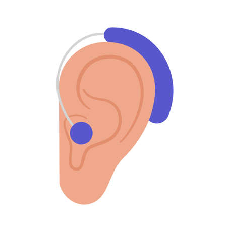 hearing aid iconのイラスト素材