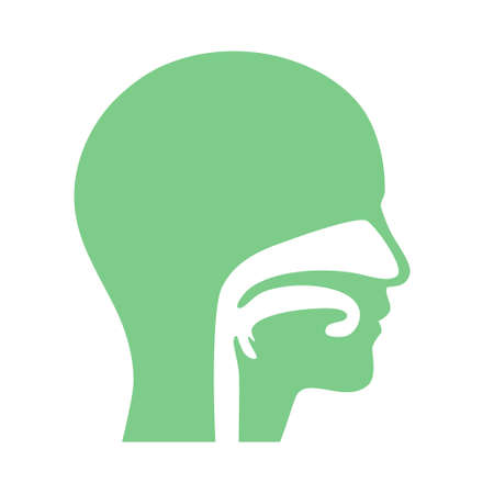 Otolaryngology clinic conceptのイラスト素材