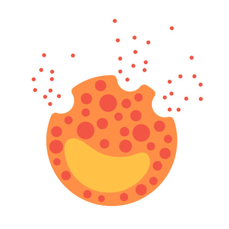 Basophil anatomical iconのイラスト素材