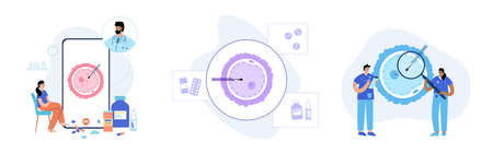 In vitro fertilizationのイラスト素材