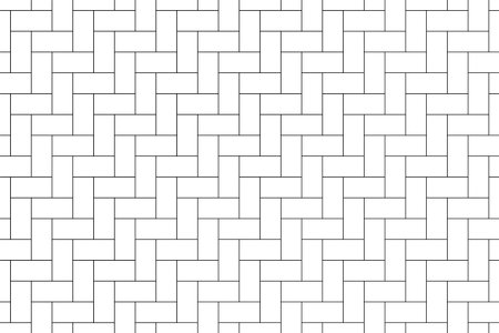 white tile floorのイラスト素材