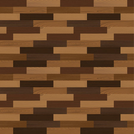 wooden floor parquetのイラスト素材