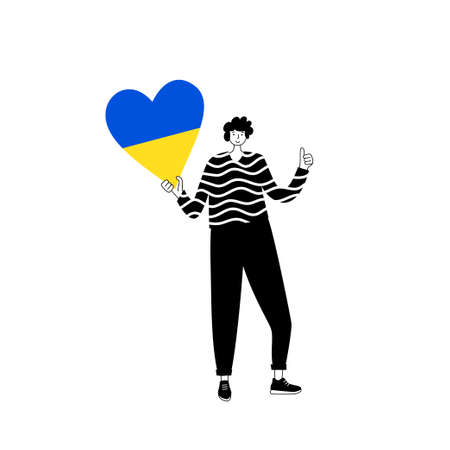 Stop war in Ukraineのイラスト素材