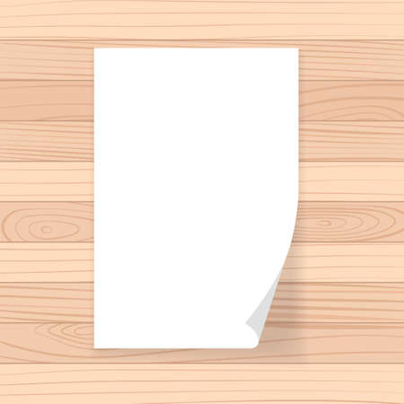 paper blank mockupのイラスト素材