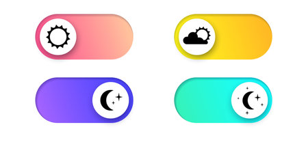 Slider Day Nightの写真素材