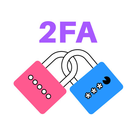 Two factor authenticationのイラスト素材