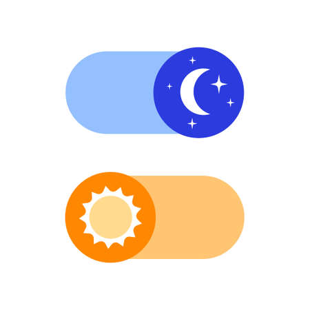 Slider Day Nightのイラスト素材