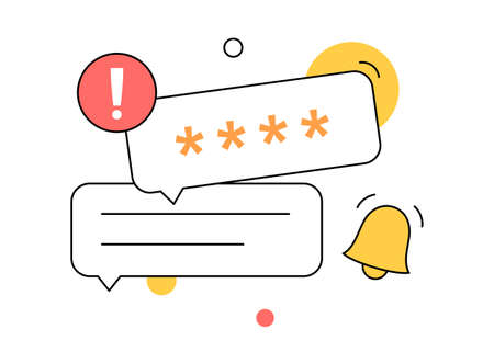 Access denied notificationのイラスト素材