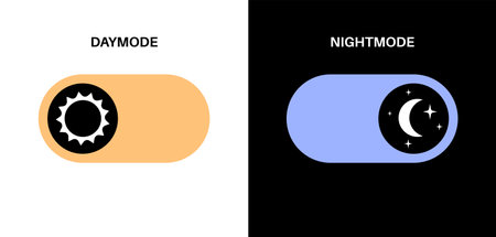 Slider Day Nightのイラスト素材