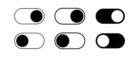 Toggle button iconのイラスト素材