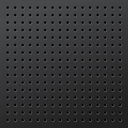 Metall Pegboard Storageのイラスト素材